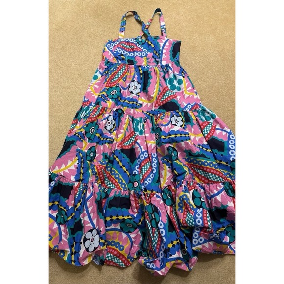 J. Crew Dresses & Skirts - J. Crew Apron Maxi Dress Ratti Kaleidoscope Floral Size 10